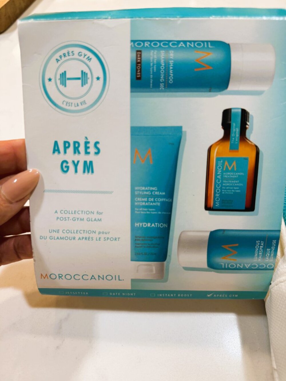 Moroccanoil Après Gym Travel Hair Care Set w/ Cosmetic Bag | NEW - Picture 7 of 7